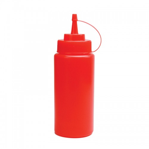 Μπουκάλι πλαστικό σερβιρίσματος Κόκκινο χρώμα 24oz (700ml)
