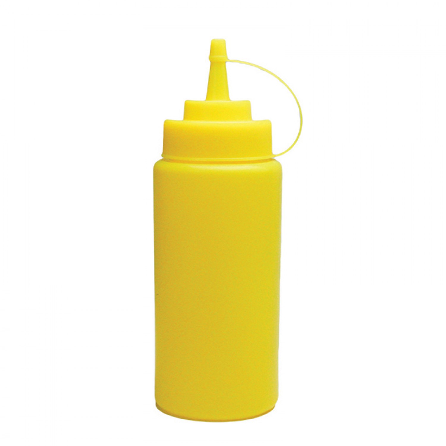 Μπουκάλι πλαστικό σερβιρίσματος Κίτρινο χρώμα 8oz (237ml)
