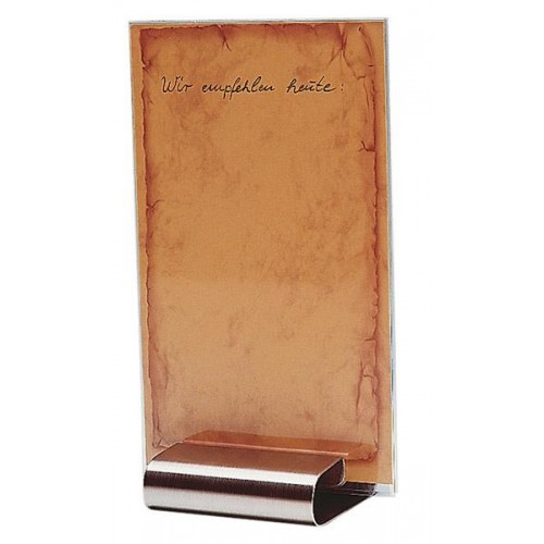 Σταντ για Menu Inox 8x8x2cm