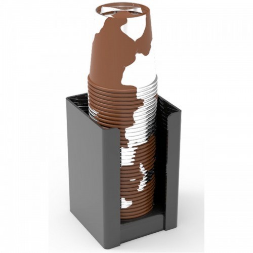 Ποτηροθήκη Μαύρη 10x10x16cm