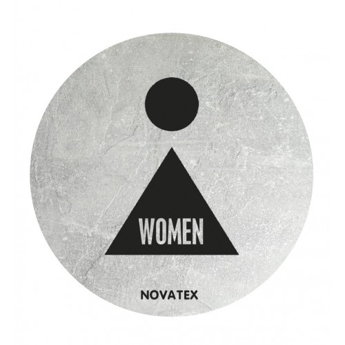 Σήμα Women Silver Φ10cm ALU