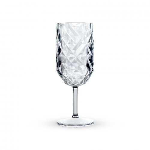 Ποτήρι Cocktail/Κρασιού PC "Prisma" Διάφανο Γκρι 250ml+