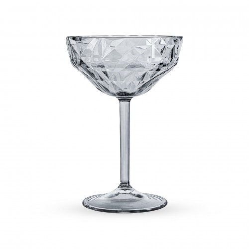 Ποτήρι Martini PC "Prisma" Διάφανο Γκρι 280ml
