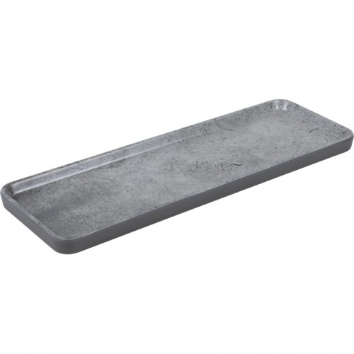 Πιατέλα Ορθογώνια "Concrete" 35x12x2cm Μελαμίνης