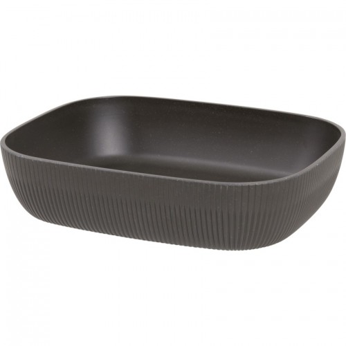 Μπωλ Σερβιρίσματος "Trace Black" GN 1/2 32.5x26.5x7.5cm Μελαμίνης