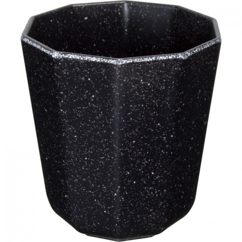 Βάση Στρογγυλή Μελαμίνης "Spots Black" 11.4x8.2cm 