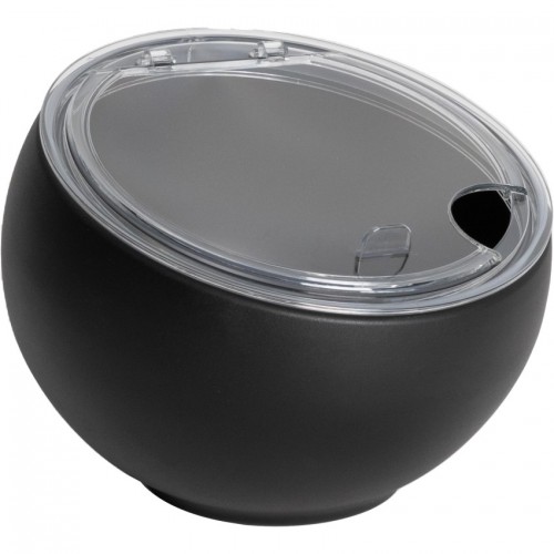 Μπωλ με Καπάκι "Orb Black Mat" 990ml Φ16.7x12.2cm Μελαμίνης
