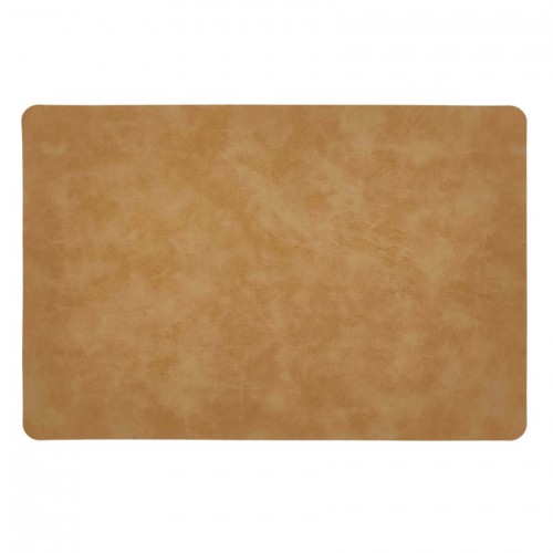 Σουπλά Δερμάτινο "Suede Caramel" 45x30cm