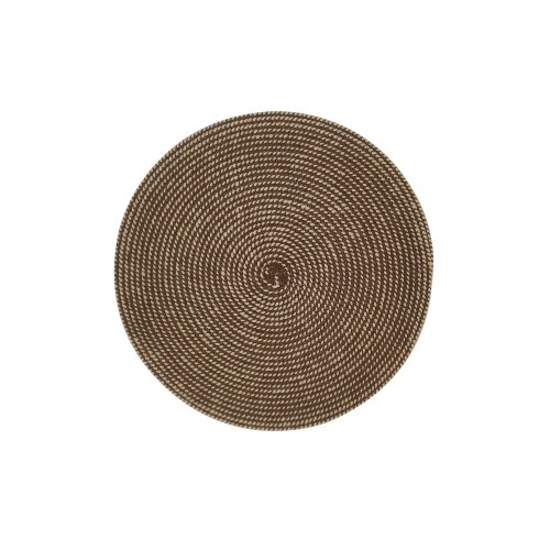 Σουπλά Στρογγυλό "Woven Brown" 36cm