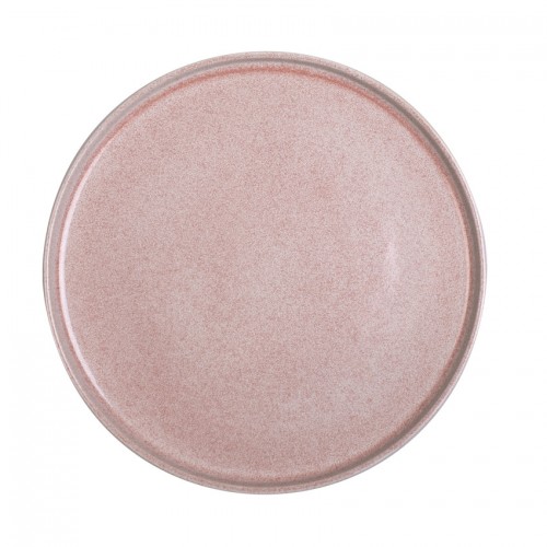 Πιάτο Επίπεδο ''Pink Reactive Glaze'' 21cm 