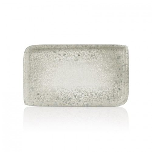 Πιατέλα Ορθογώνια Natura Ocean 24x15cm Bybone Πορσελάνης