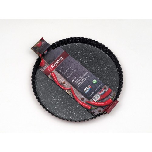 Φόρμα Τάρτας με Αποσπώμενο Πάτο "Iris Granite" Φ28cm