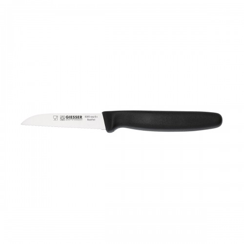 Μαχαίρι Λαχανικών 8cm Οδοντωτό Μαύρο