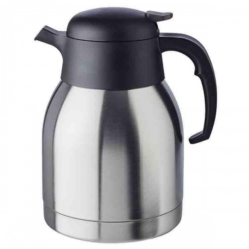 Ισοθερμική Κανάτα Inox 1.5lt με Μαύρο Καπάκι