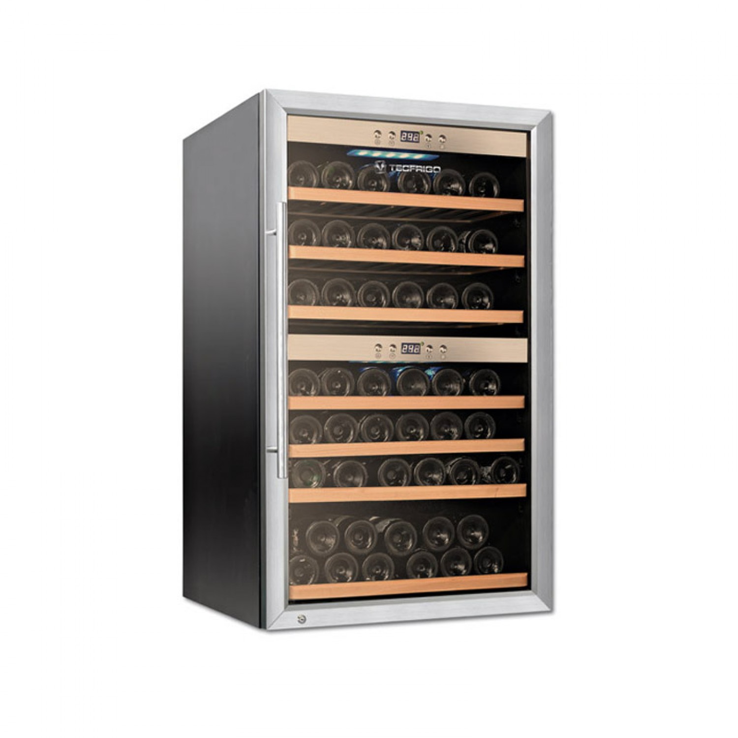 Ψυγείο βιτρίνα κρασιών Sommelier 63 TECFRIGO με 2 ζώνες θερμοκρασίας