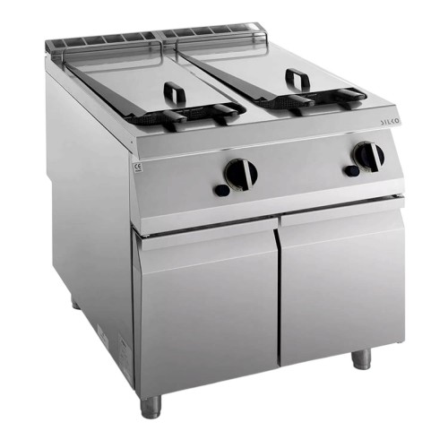 Φριτέζα αερίου 2x15lt 80 εκ. επιδαπέδια σειρά 90 Silko NEFG94215