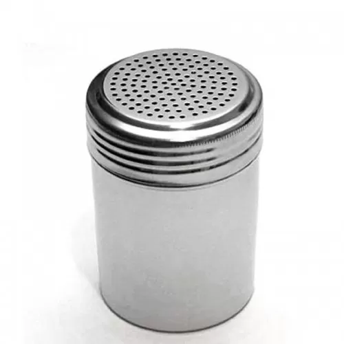 Αλατοπιπεριέρα 10cm Inox με τρύπα 2mm