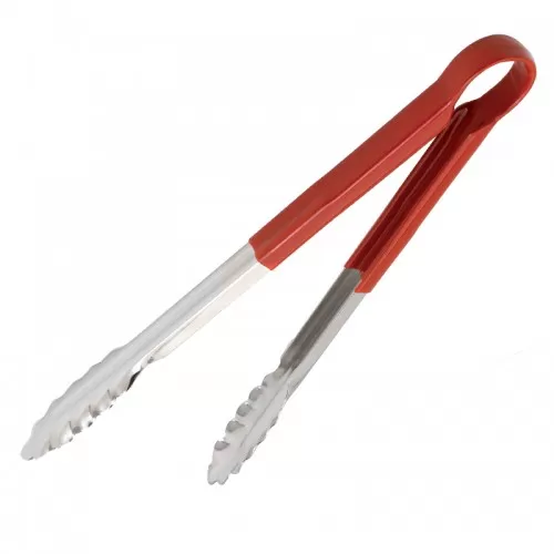 Λαβίδα Κουκουνάρα Κόκκινη Λαβή Inox 31cm