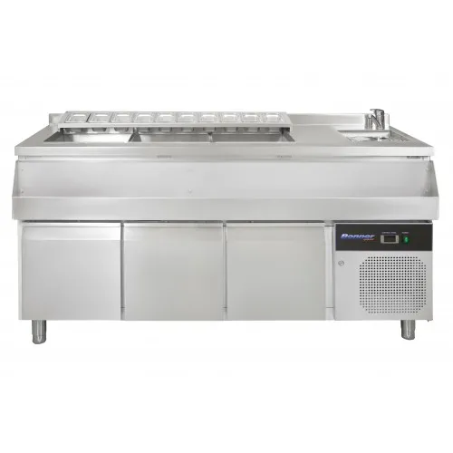 Bar station ψυχόμενο 180x70x86 Bonner GΜ-300BS