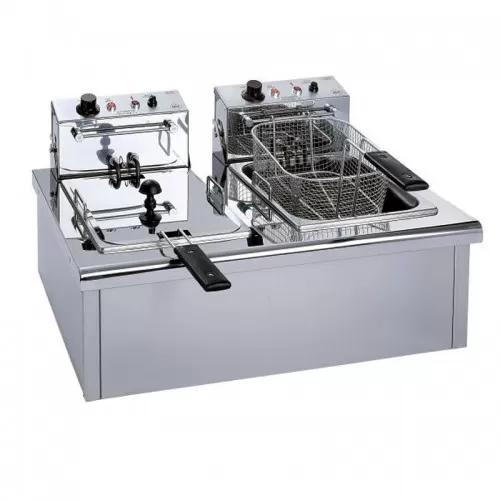 Φριτέζα ηλεκτρική 12+12Lt/400V