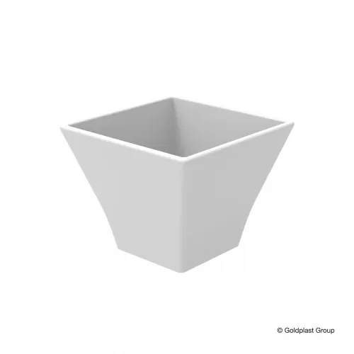 Μπωλ San 6x6x5cm 88cc Λευκό Τετράγωνο Σετ 6 Τεμαχίων