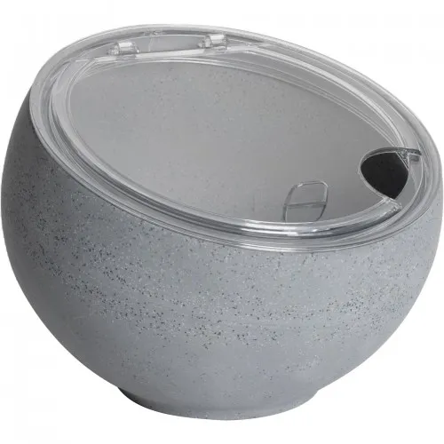 Μπωλ με Καπάκι "Orb Gray" 1600ml Φ20x14.6cm Μελαμίνης 