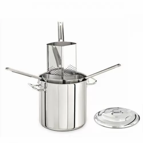 Βραστήρας Ζυμαρικών 22.4lt 36x22cm με 4 Καλάθια & Καπάκι