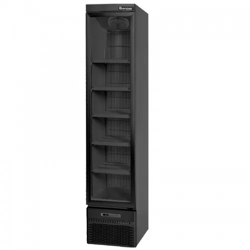 Ψυγείο βιτρίνα κατάψυξη μονή Bonner ΒΟ-016BFR Black