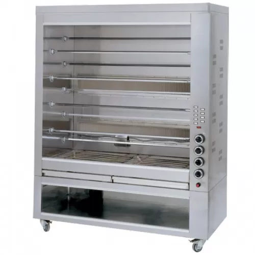 Κοτοπουλιέρα αερίου με 9 σούβλες 135x65cm Panaritis