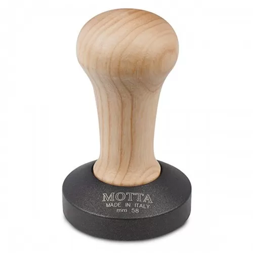 Tamper με Ξύλινη Λαβή και Μαύρη Βάση 5.8cm Motta 335/58