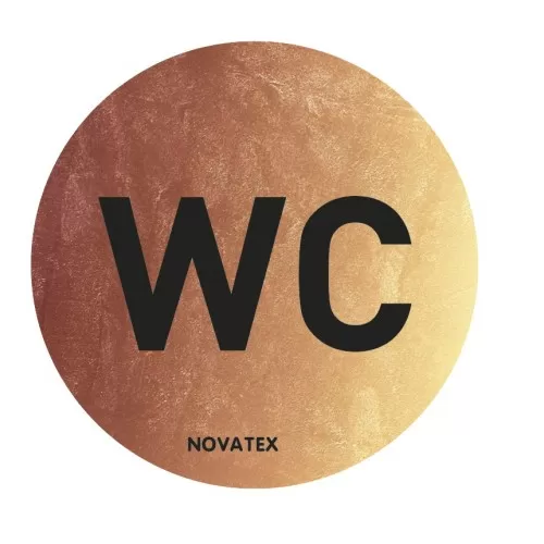 Σήμα WC Copper Φ10cm ALU