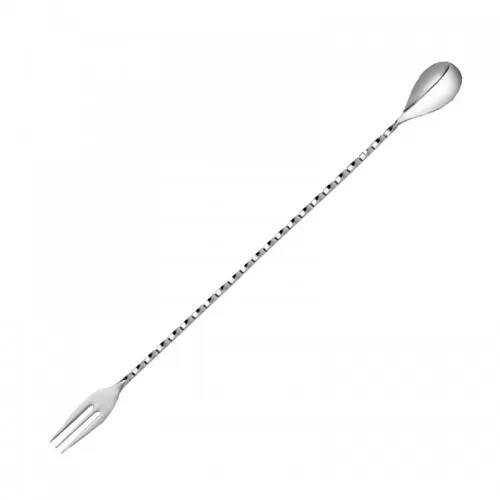 Κουτάλι Μπαρ 30cm με Ουρά Muddler Inox