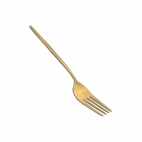 Πιρούνι Γλυκού 2mm "Rhodes Gold Matte" PVD