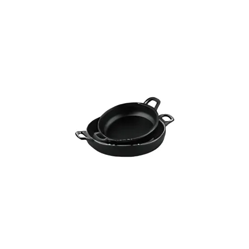 Ταψί Mini με Χερούλια Μελαμίνης Μαύρο 18.7x14.5x3.6cm