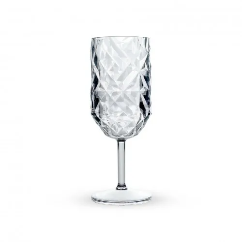 Ποτήρι Cocktail/Κρασιού PC "Prisma" Διάφανο Γκρι 250ml+